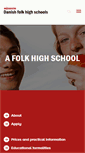 Mobile Screenshot of danishfolkhighschools.com